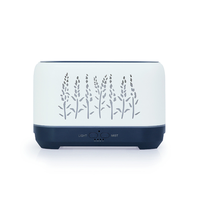 24V5W Beyaz Electri Alev Ultrasonik Mist Maker Ev Aromaterapi Hava Nemlendirici Uçucu Yağ Difüzörü