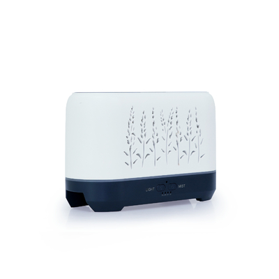 24V5W Beyaz Electri Alev Ultrasonik Mist Maker Ev Aromaterapi Hava Nemlendirici Uçucu Yağ Difüzörü