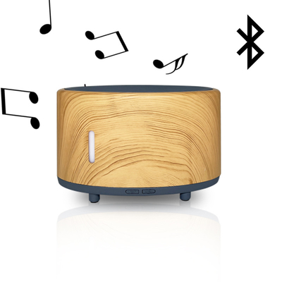 Nemlendirici Ultrasonik USB Bluetooth Müzik Hoparlörü 7 LED Renkli Işıklar Değişen Aromaterapi Uçucu Yağ Difüzörleri