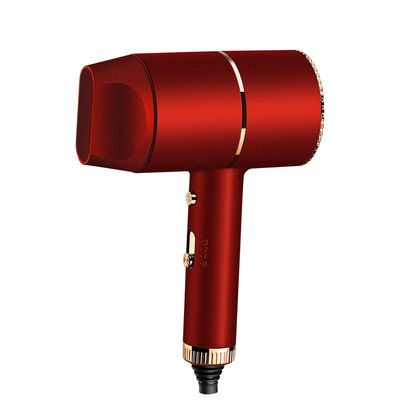 Kırmızı 60dB Hafif Sessiz Saç Kurutma Makinesi 145x215x80mm